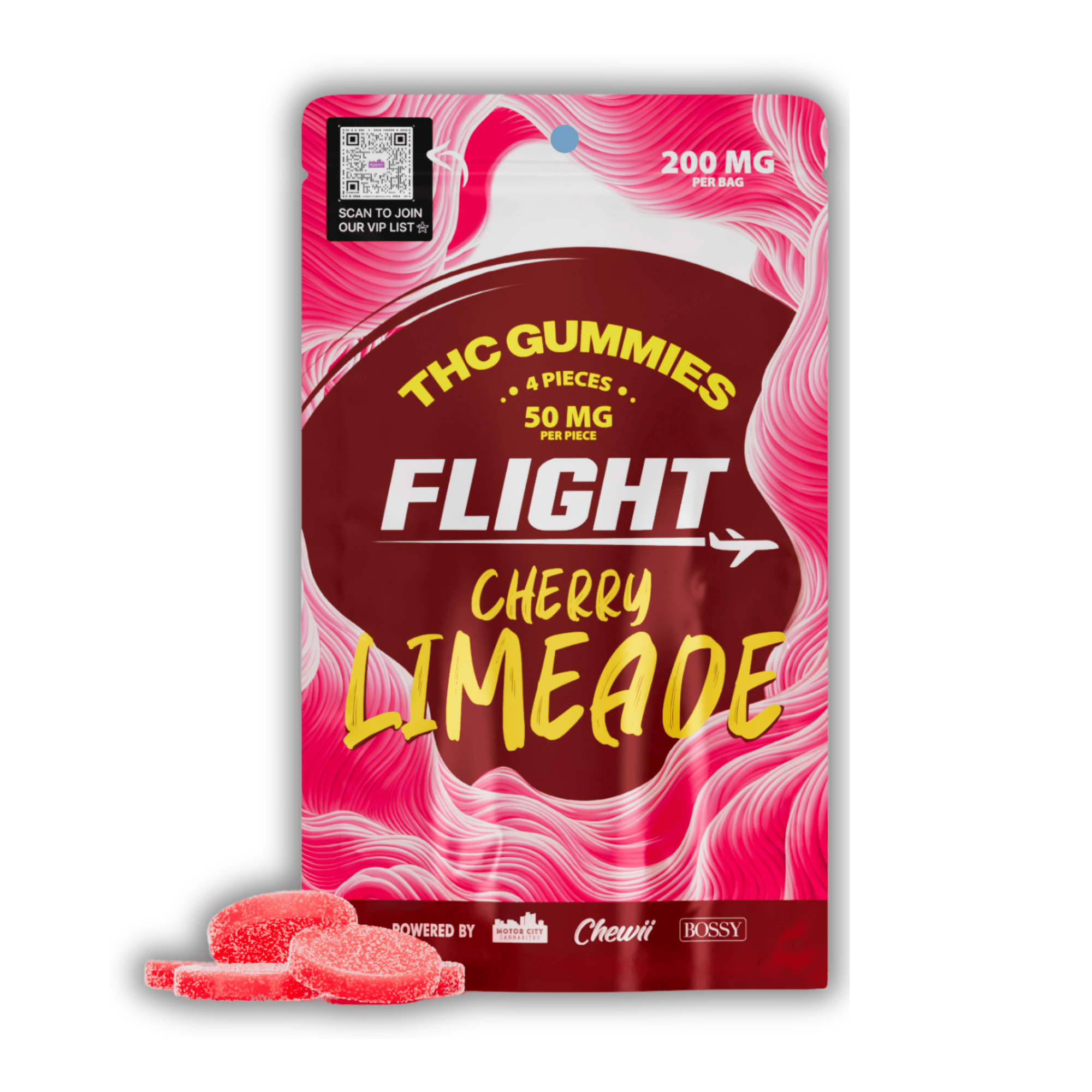 Flight Flight Cherry Limeade Gummies 200mg