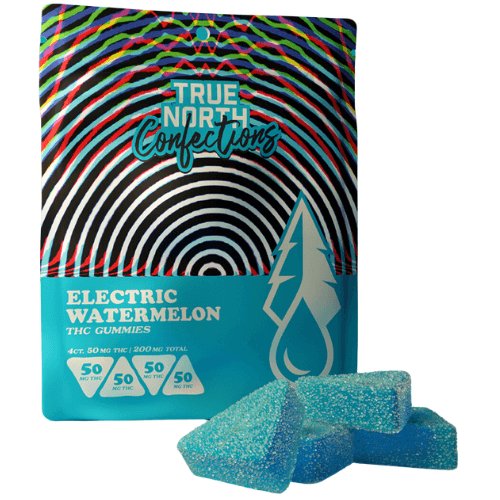 TRUE NORTH COLLECTIVE True North Collective Electric Watermelon Vegan Gummies 200mg THC