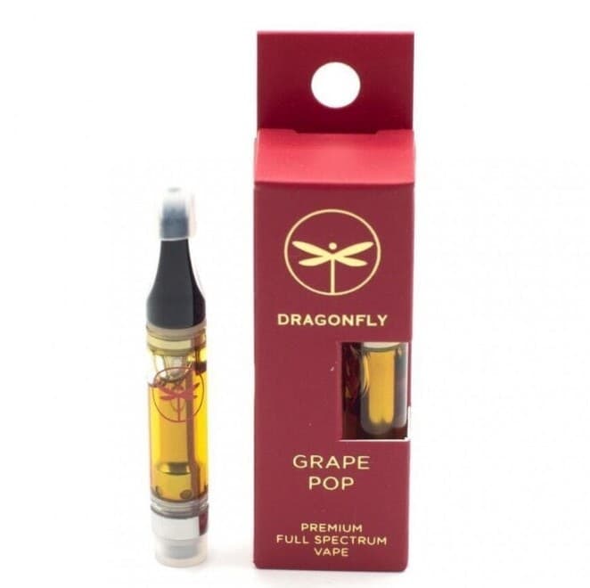 Dragonfly Grape Pop Premium Distillate Cartridge | 1g