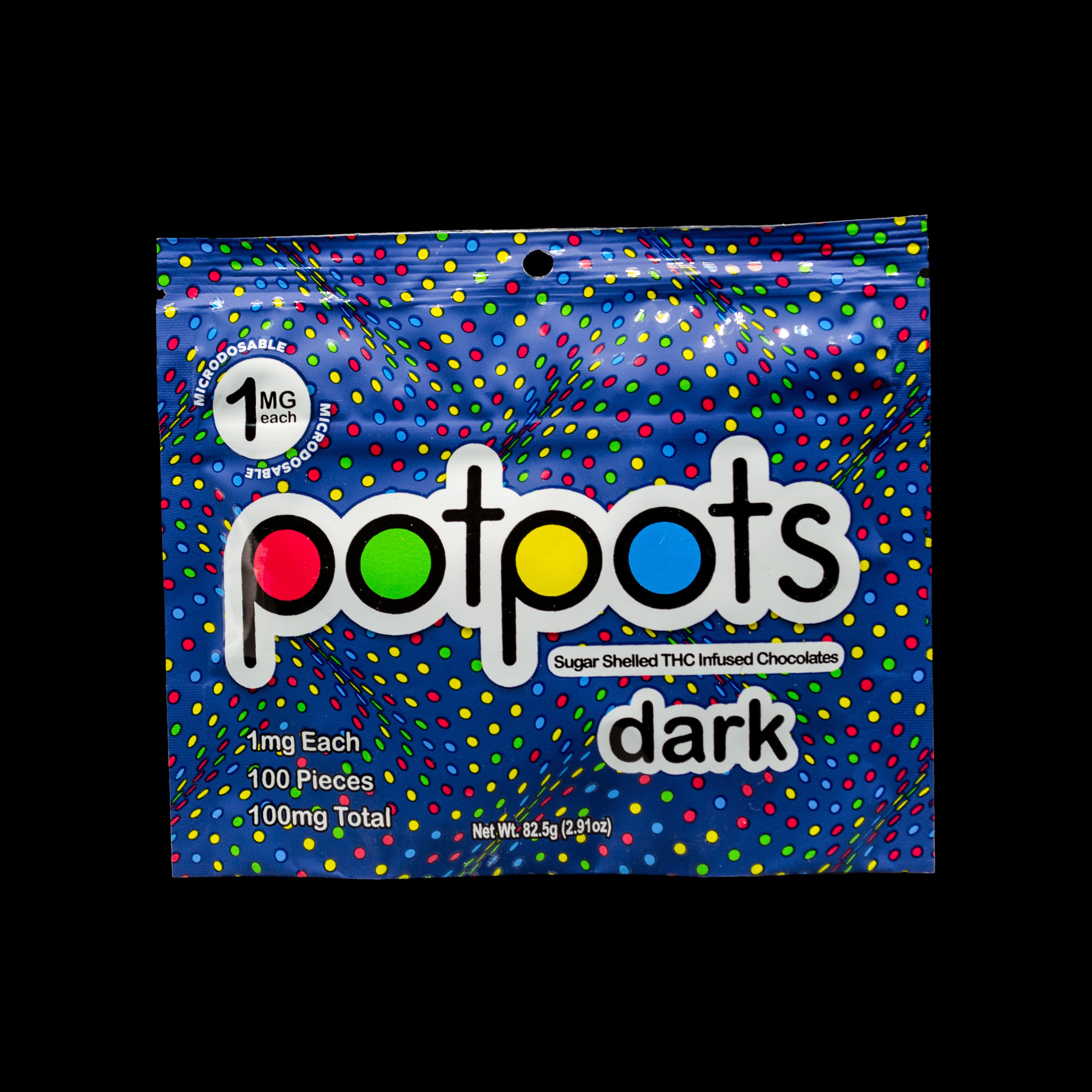 Dream Edibles Dream Potpots - Dark Chocolate - THC Infused Candy 100 x 1mg - 100mg