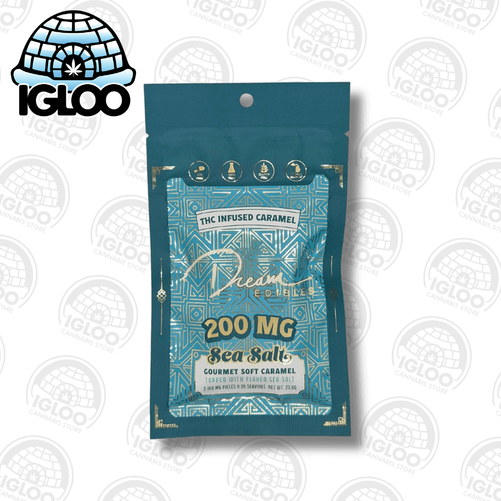 Dream Edibles Dream Sea Salt Caramels 2pk 200mg THC