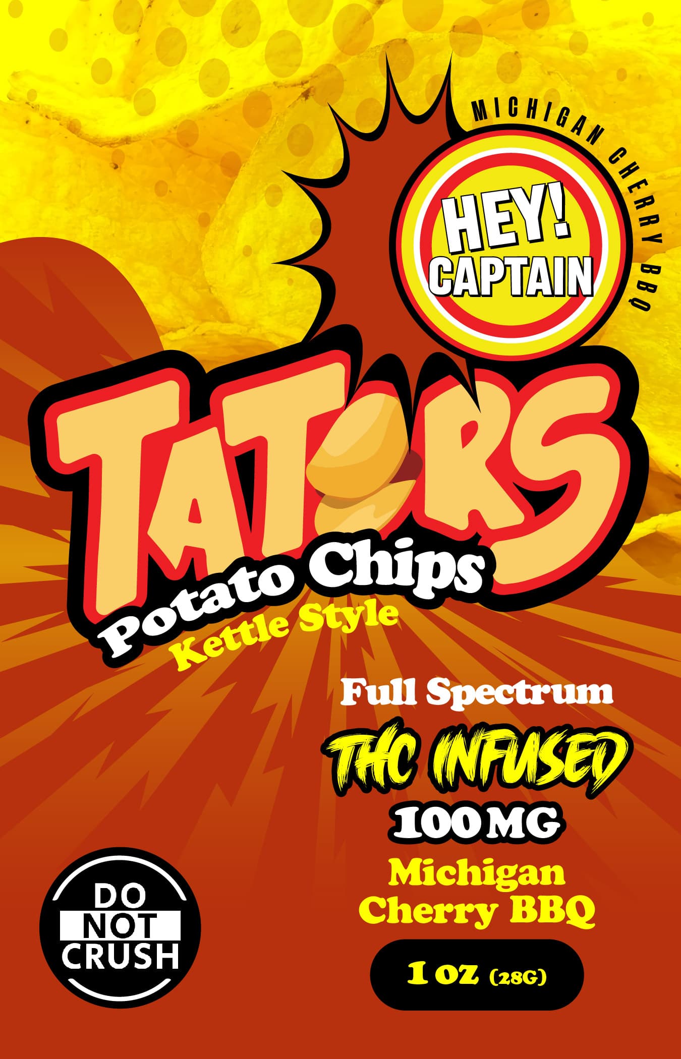 Hey Captain Michigan Cherry BBQ - 200mg Tators