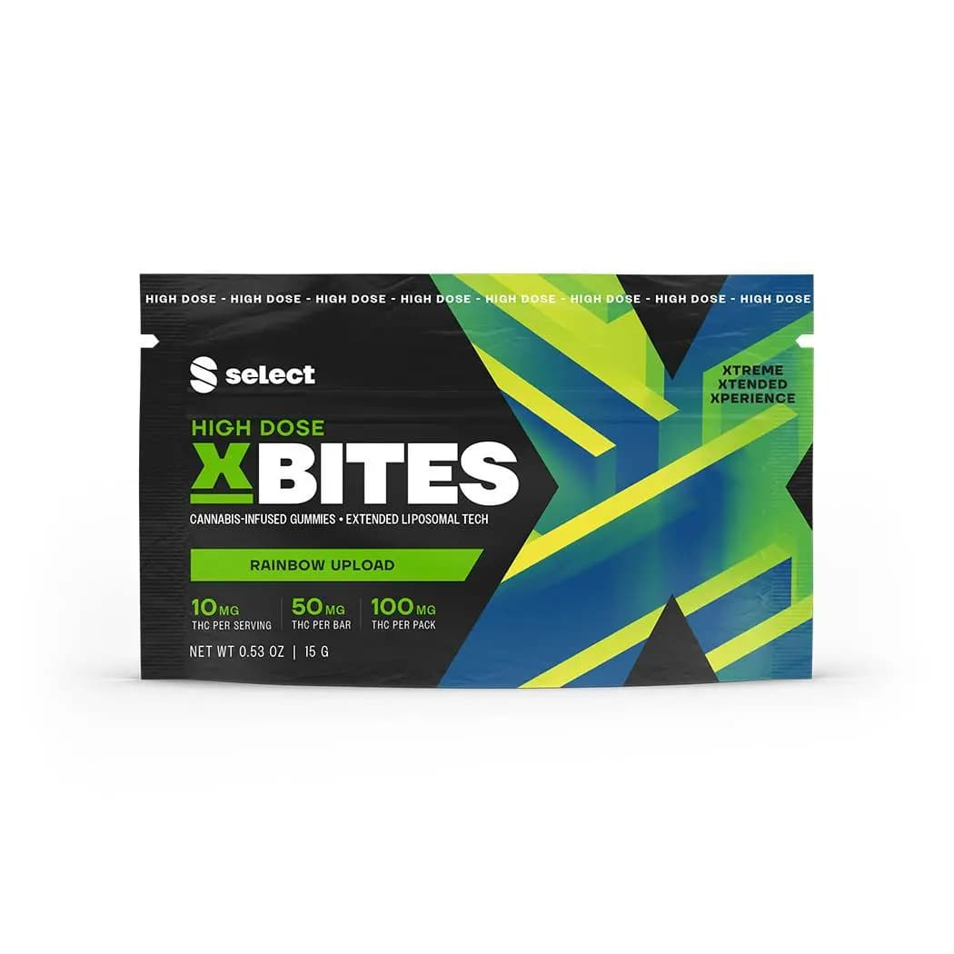 Select Select Edibles X Bites 10pk/100mg- Rainbow Upload