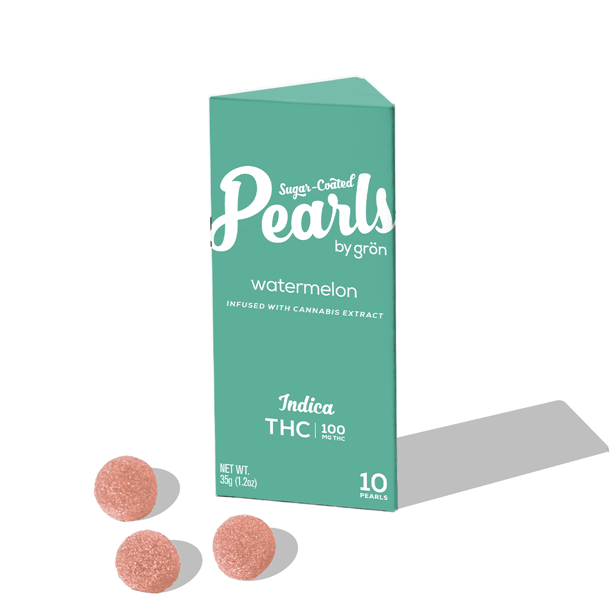 Grön Grön Pearls Edibles 10pk/100mg- Watermelon