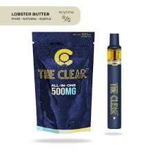 The CLEAR The Clear Vape Disposable 0.5g- Lobster Butter