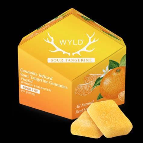 Wyld Sour Tangerine Hybrid Enhanced Gummies