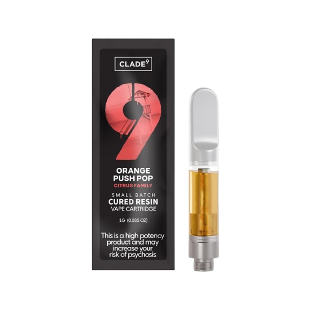 Clade9 Orange Push Pop