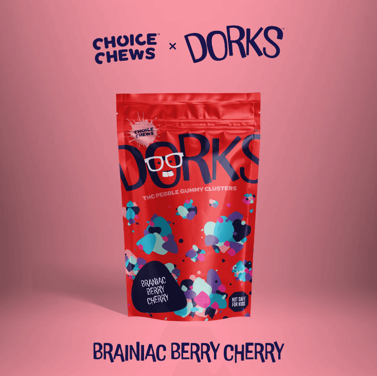 Choice Chews Brainiac Berry Cherry Dorks 200mg