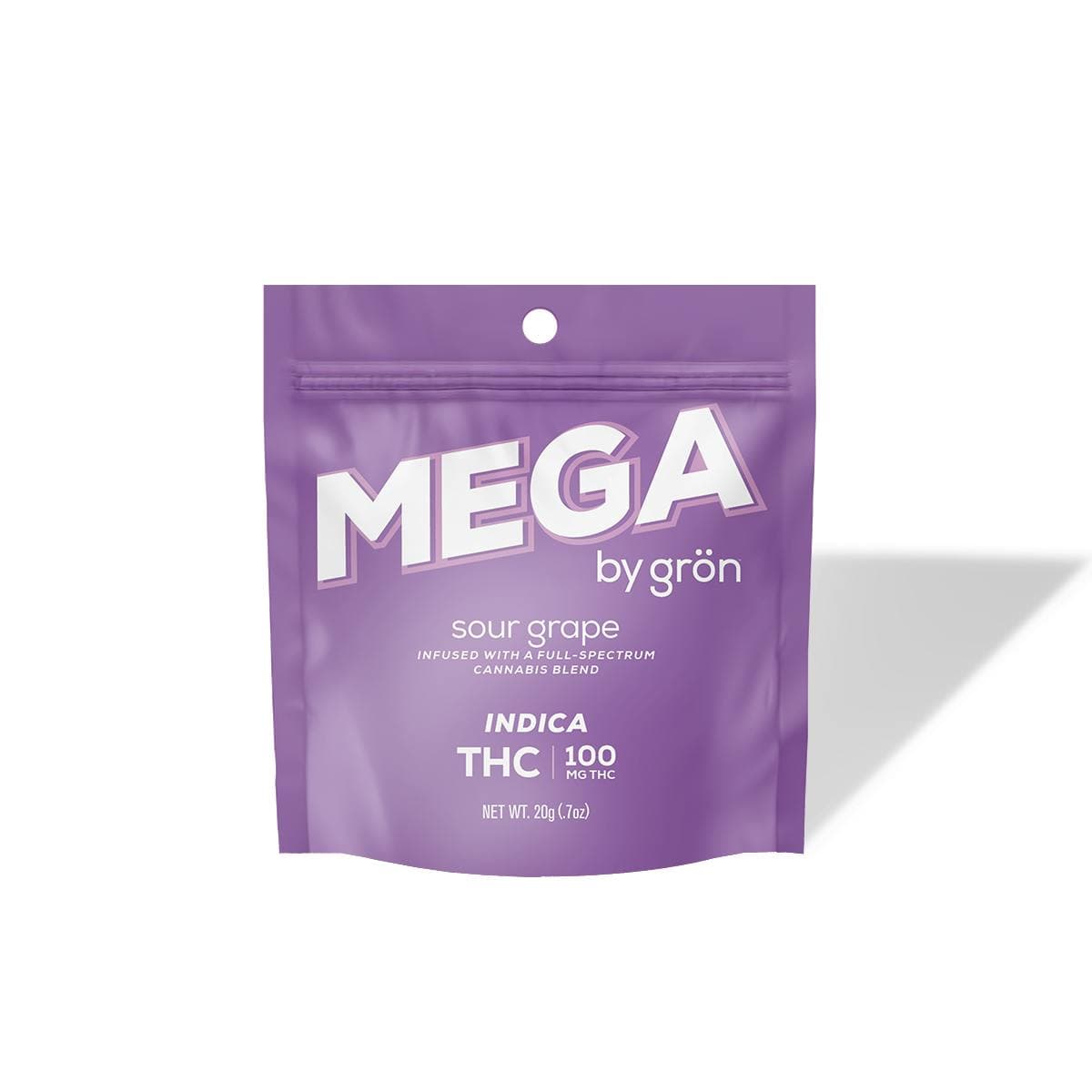 Grön THC Sour Grape Mega Pearl [1pk] (100mg)