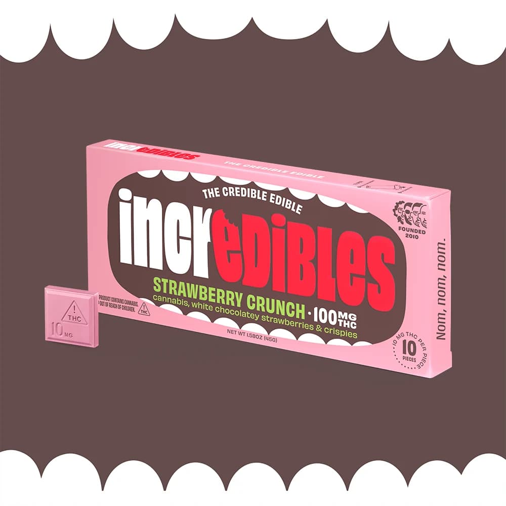 incredibles Strawberry Crunch Bar [10pk] (100mg)