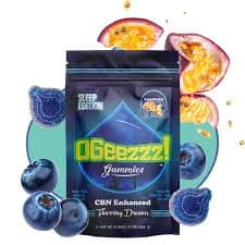 OGeez! Sleep Edition, Aquaberry - 100 mg 2:1 CBN