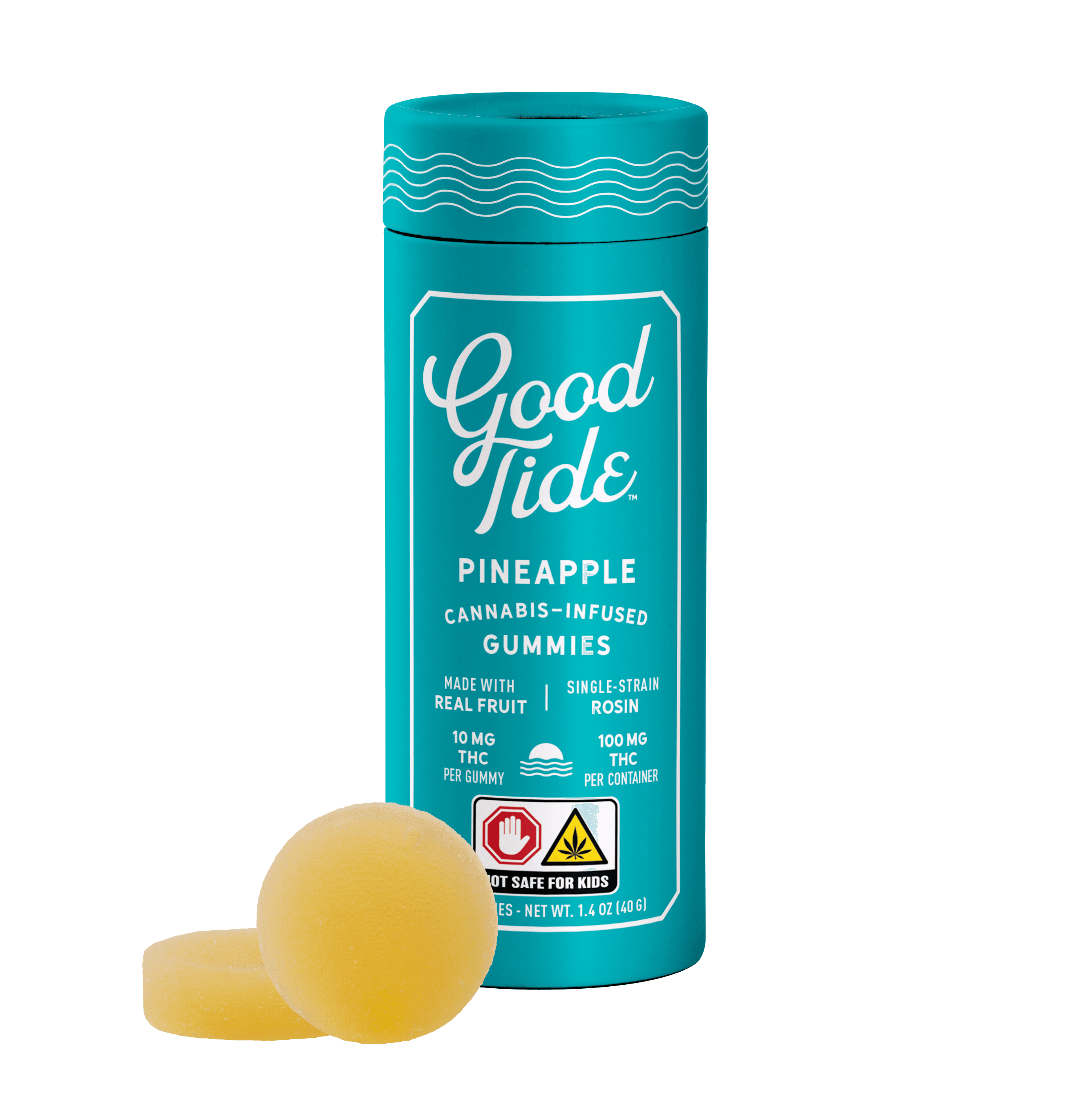 Good Tide Pineapple | 10pk Solventless Soft Lozenges