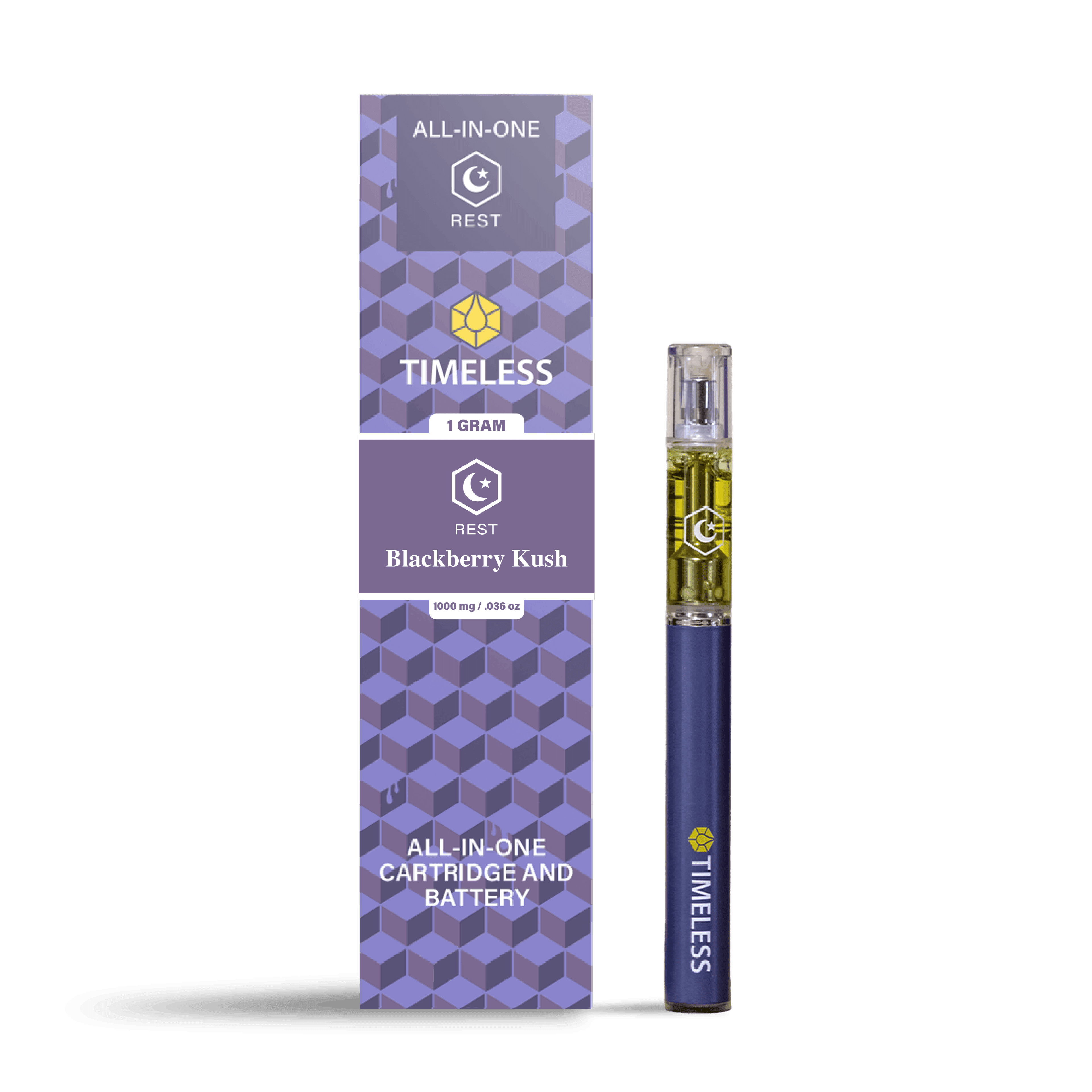 Timeless Blackberry Kush T2 Rest Disposable 2000mg