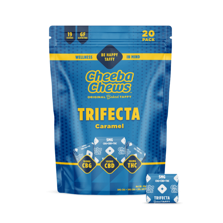 Cheeba Chews Cheeba Caramel Trifecta 1:1:1 CBG/CBD/THC Edible