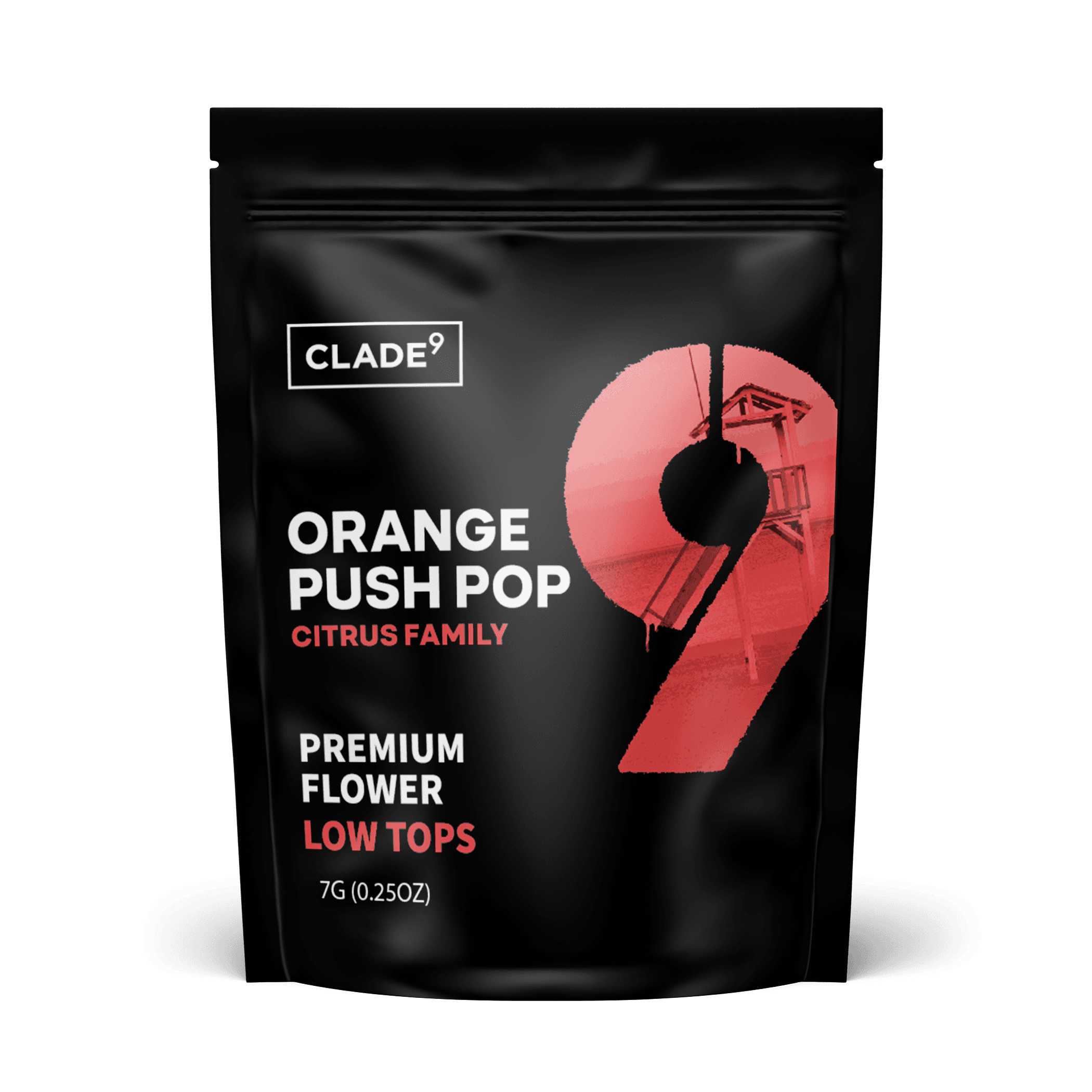 Clade9 Orange Push Pop | Low Tops