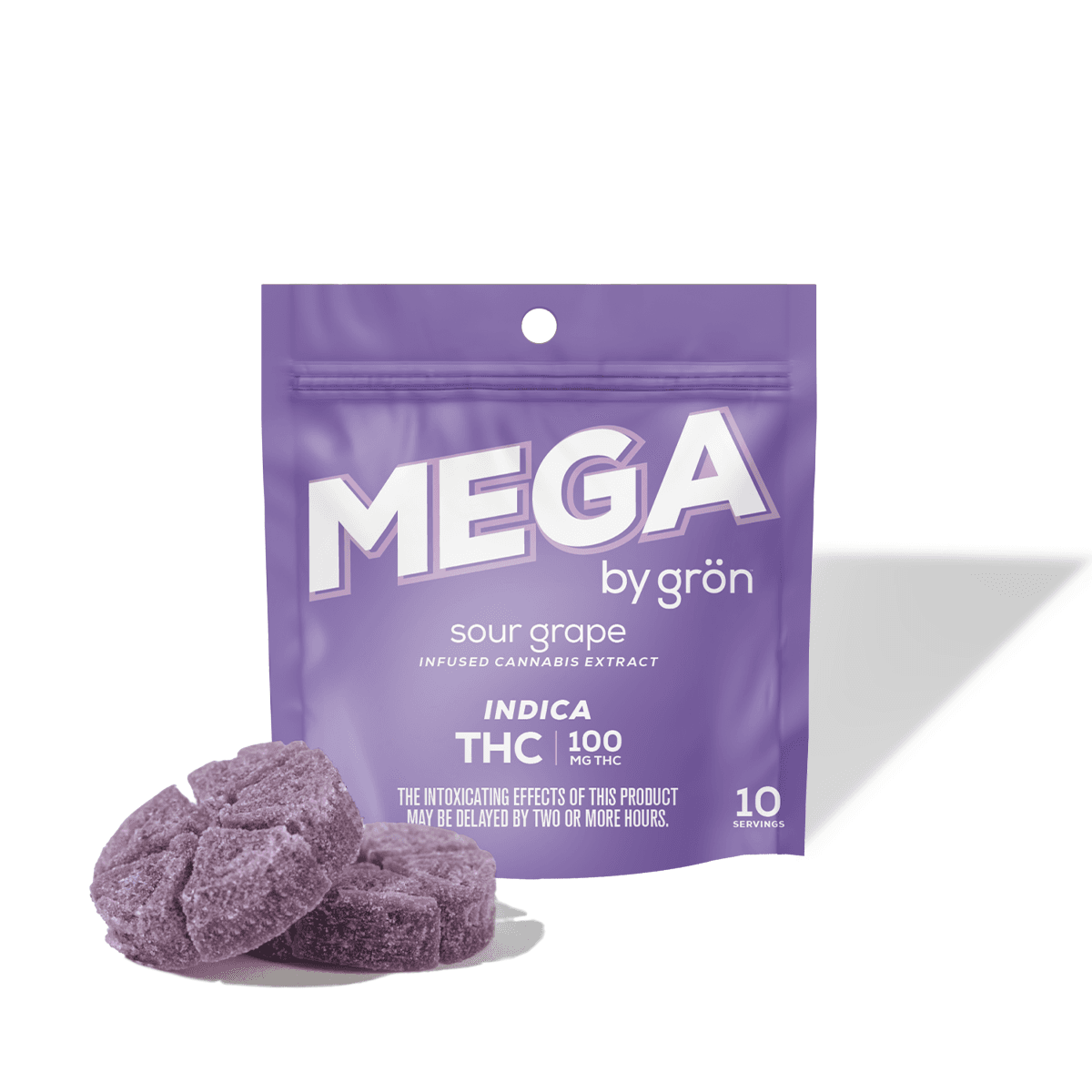 Grön 1:1 Blackberry Mega Discs - CBN/THC