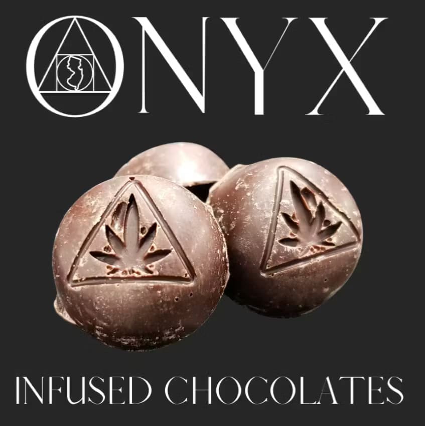 ONYX Dark Chocolate (S) Solventless Bites | 10 Pack (100mg)