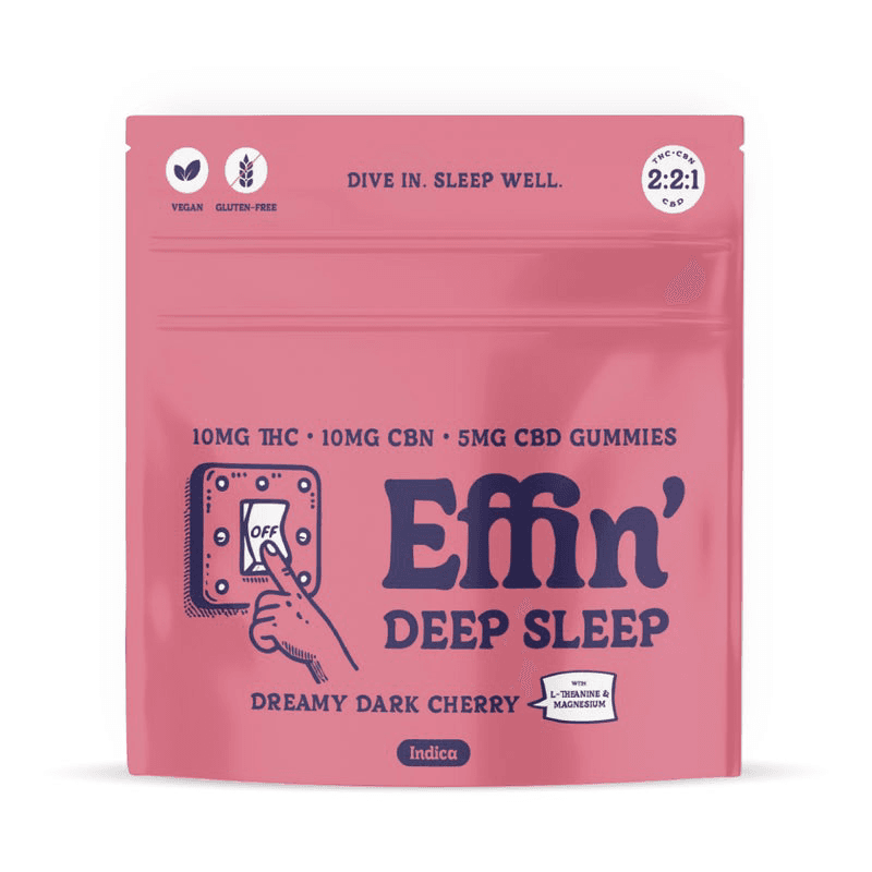 Effin' Deep Sleep Dreamy Dark Cherry 2:2:1 THC:CBN:CBD | 10 Pack
