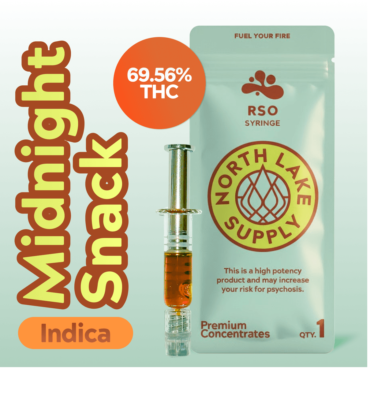 North Lake Supply Midnight Snack RSO Syringe