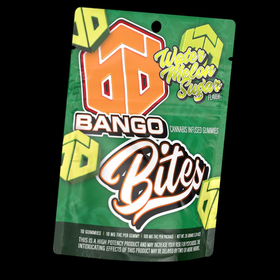 Bango Bites Watermelon Sugar Tajin Gummies 10pk - 100mg