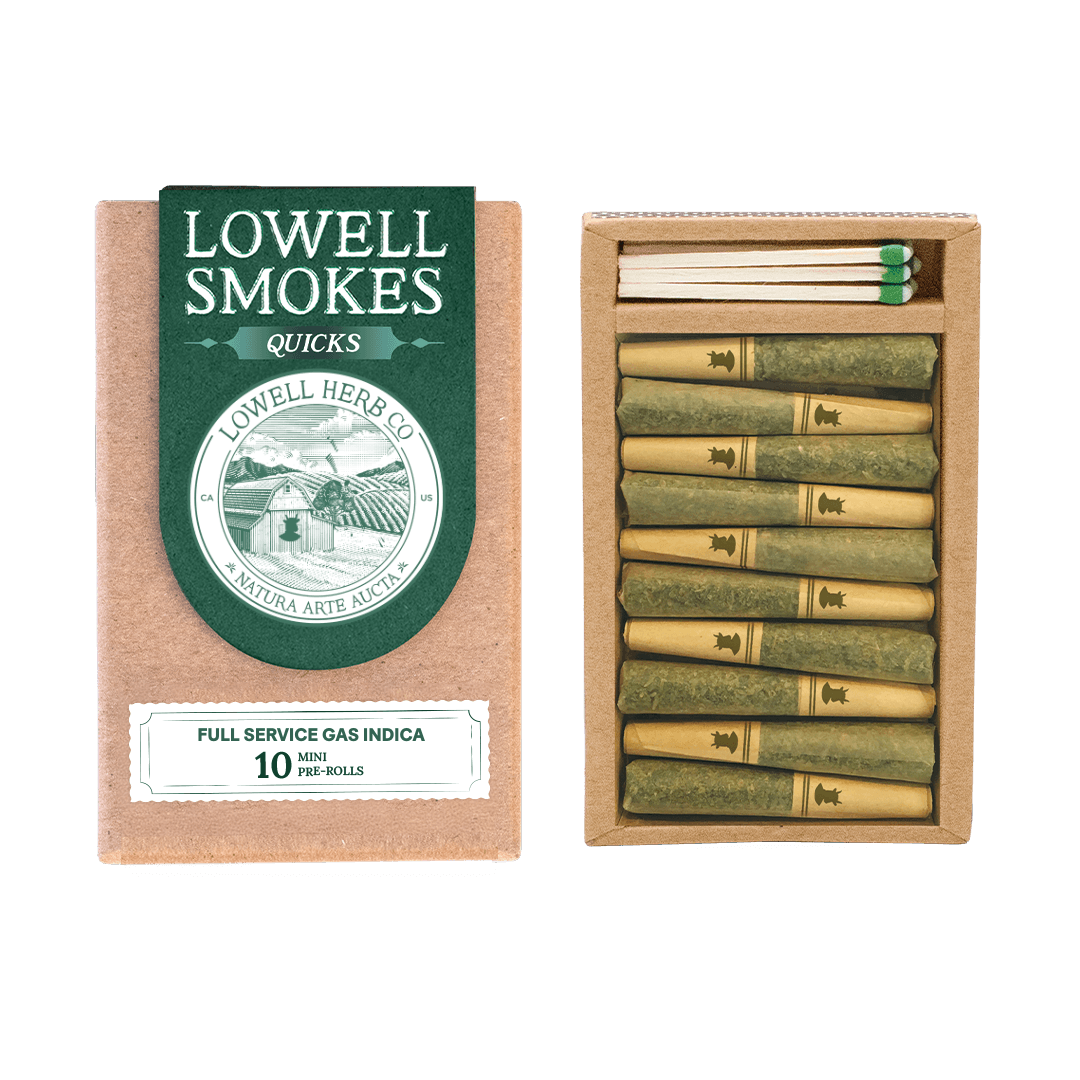 Lowell Herb Co. Full Service Gas Indica | 10 Pack