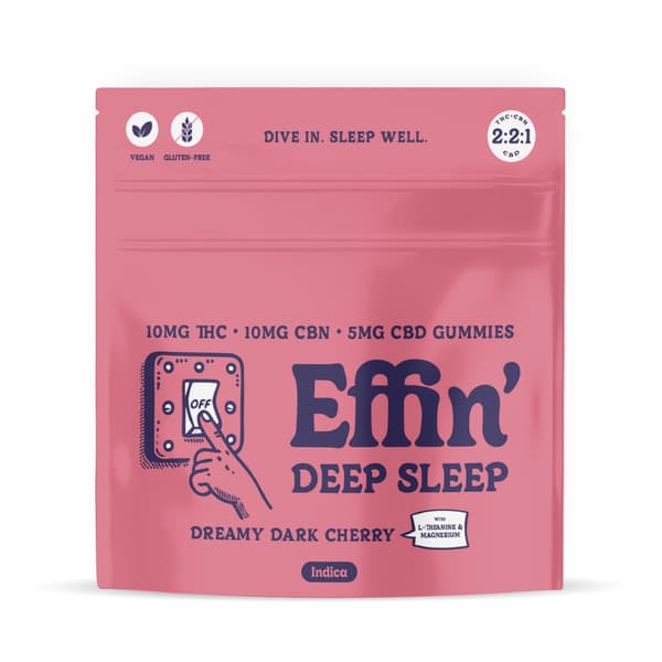 Effin Deep Sleep Dreamy Dark Cherry 2:2:1 THC:CBN:CBD | 10 Pack