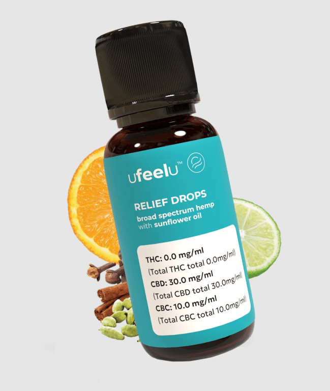 ufeelu Relief (CBD:CBC) Drops - 30 mL