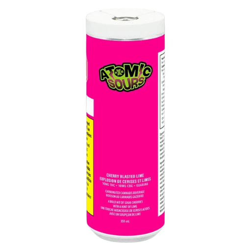 XMG Atomic Sours 1:1 THC:CBG Cherry Blasted Lime - 355mL