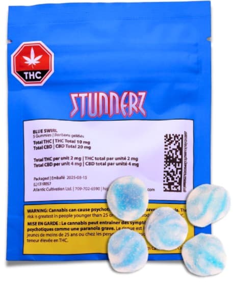 Stunnerz Blue Swirl - 5 x 2mg