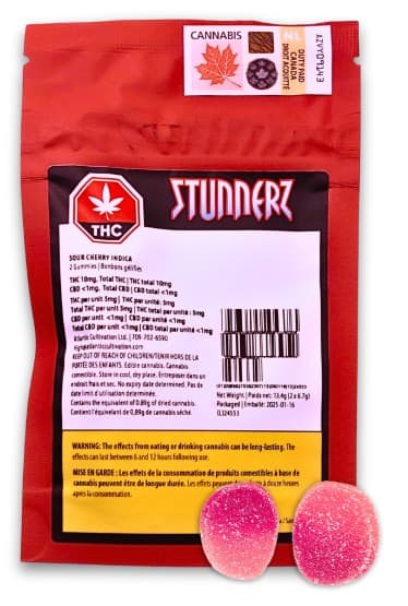 Stunnerz Sour Cherry - 2 x 5mg