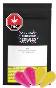 Censored Edibles WAPs (Watermelon And Pineapple) - 4 x 2.5mg