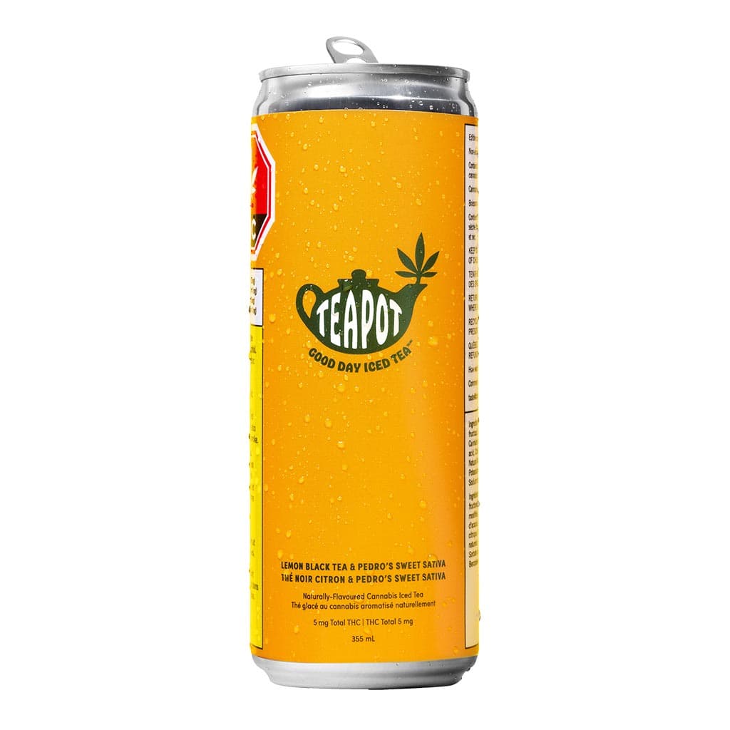 TeaPot Lemon Black Tea - 355ml - 5mg