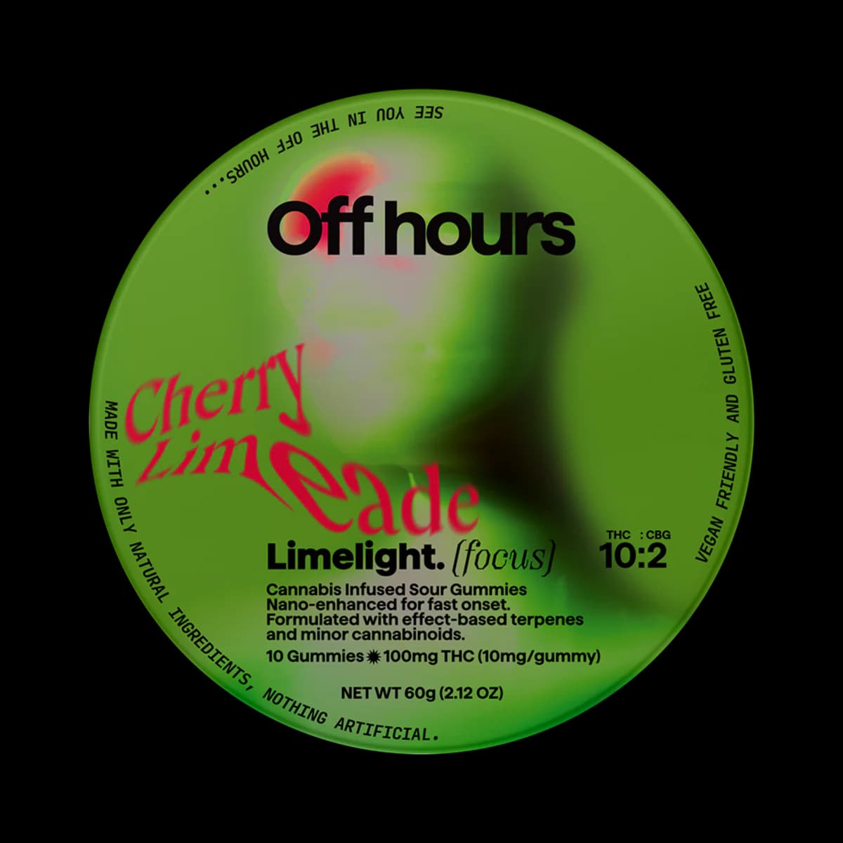 Off Hours Limelight (focus) - Cherry Limeade