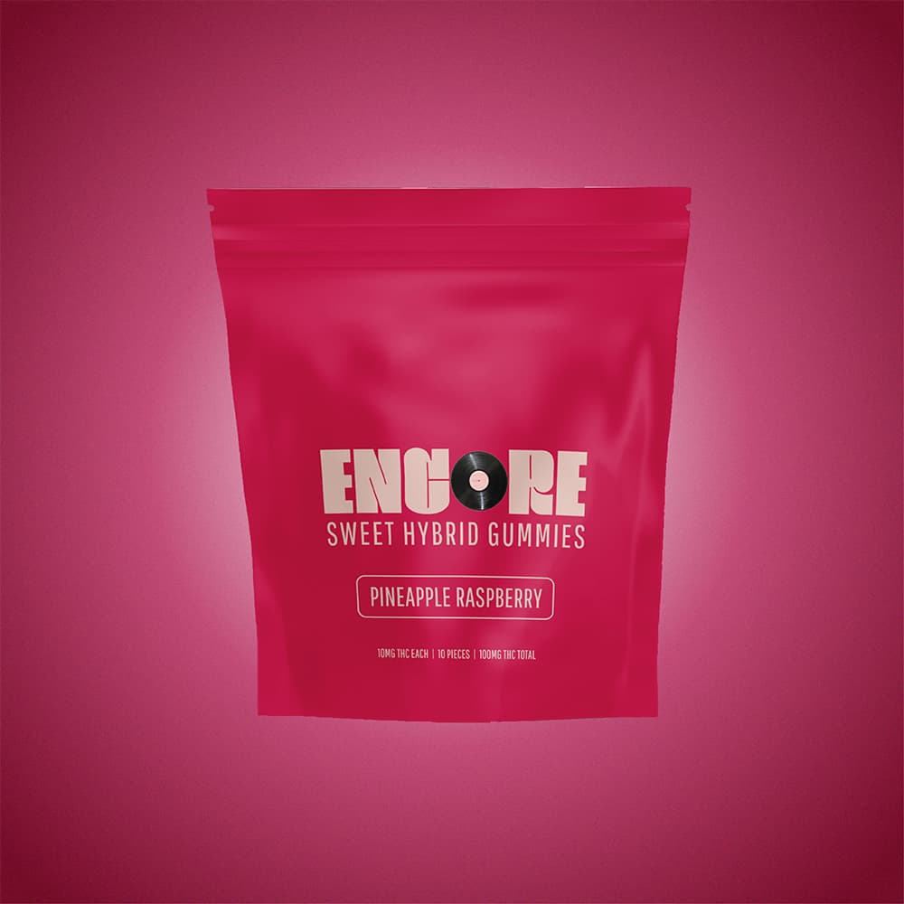 Encore Pineapple Raspberry Hybrid Gummies [10pk] 100mg