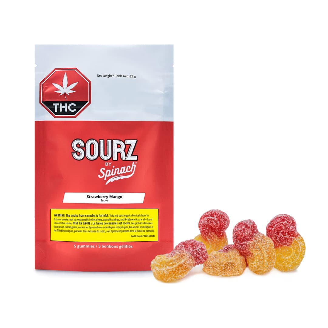 Spinach Strawberry Mango - 5 x 2mg