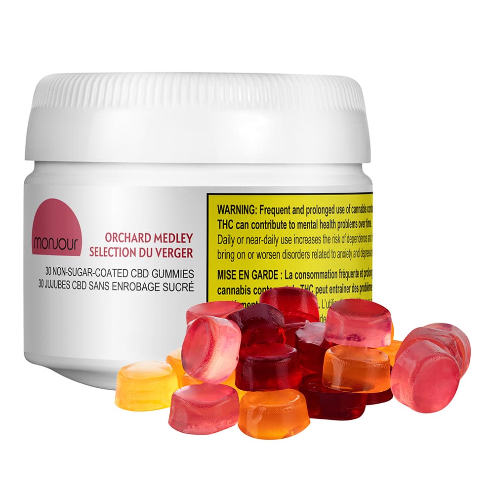 Monjour Orchard Medley - Sugar-free - CBD - 30 x 30mg
