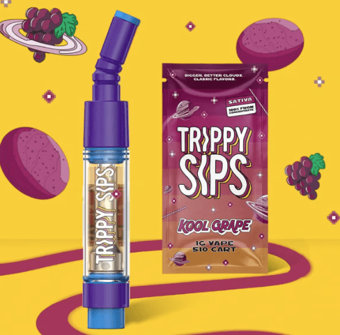 Trippy Sips Kool Grape Cartridge - 1g