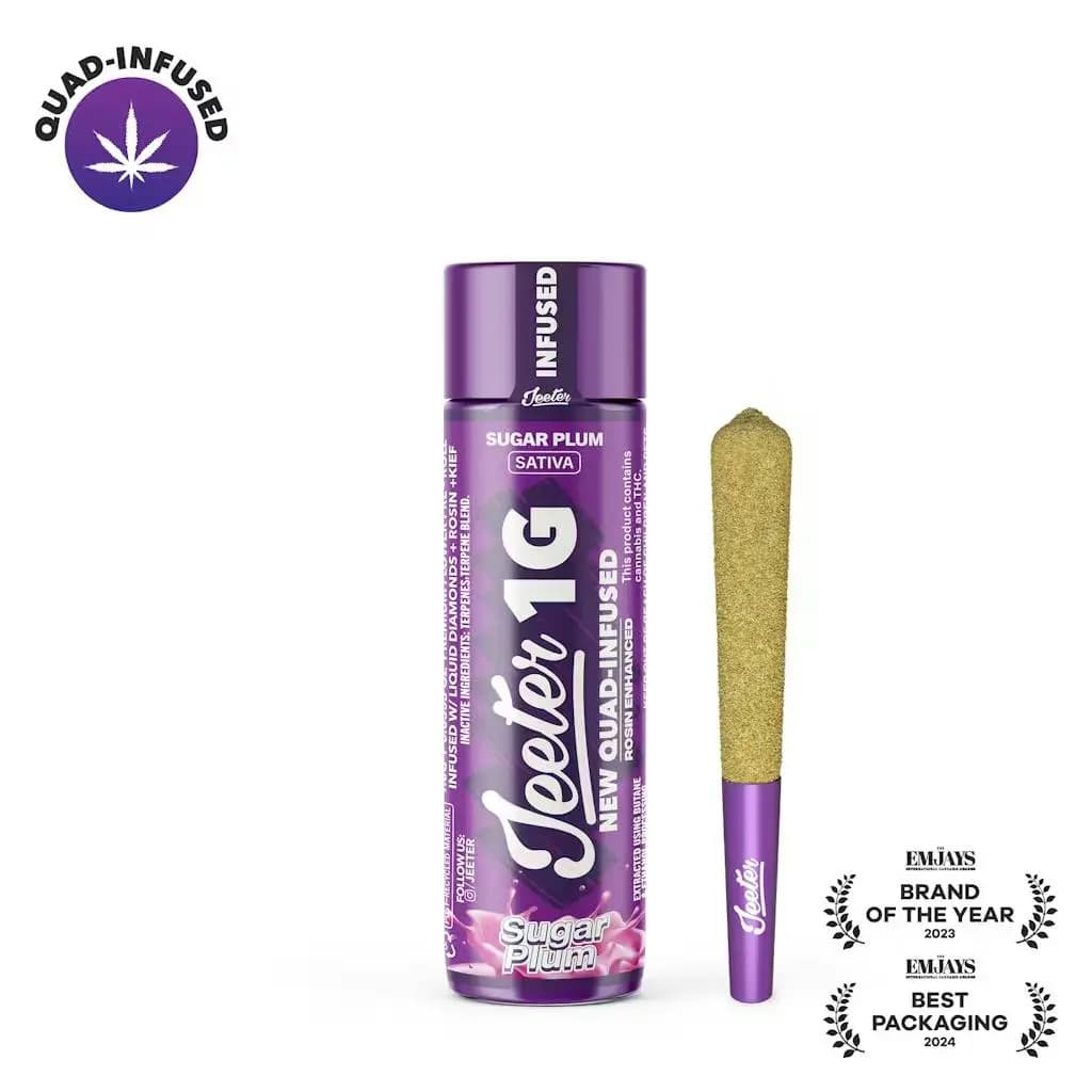 Jeeter Sugar Plum Quad-Infused Jeeter Joint | 1g