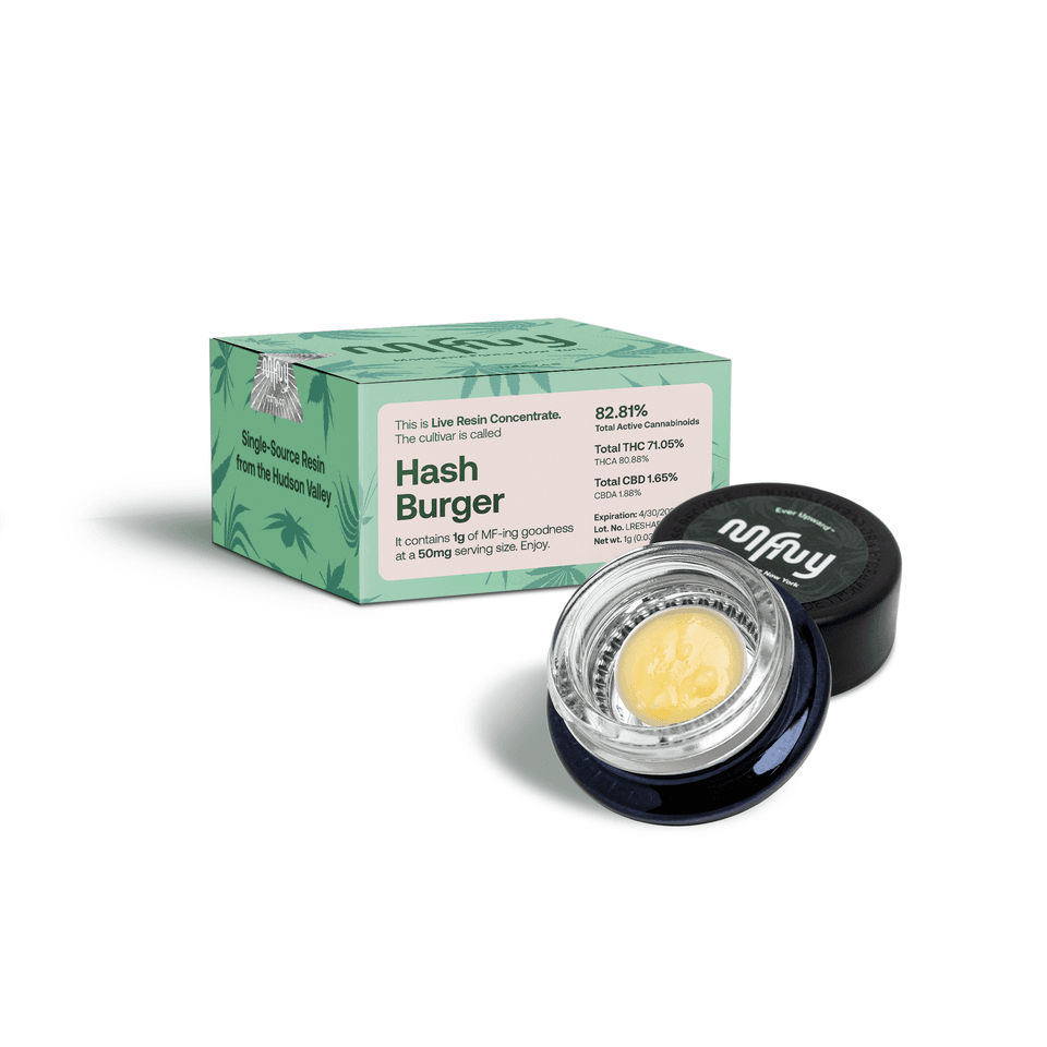 MFNY Hash Burger Live Resin Badder | 1g