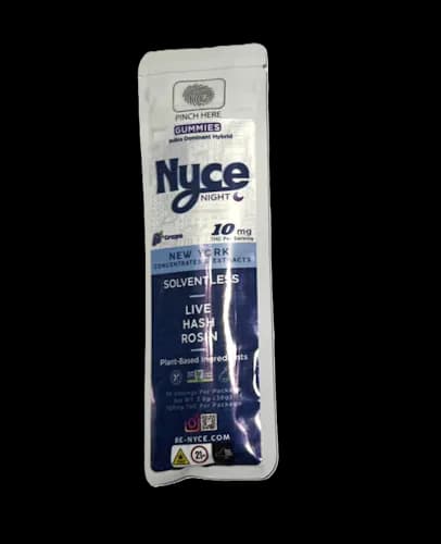 NYCE Rosin Gummies 10pk - Grape