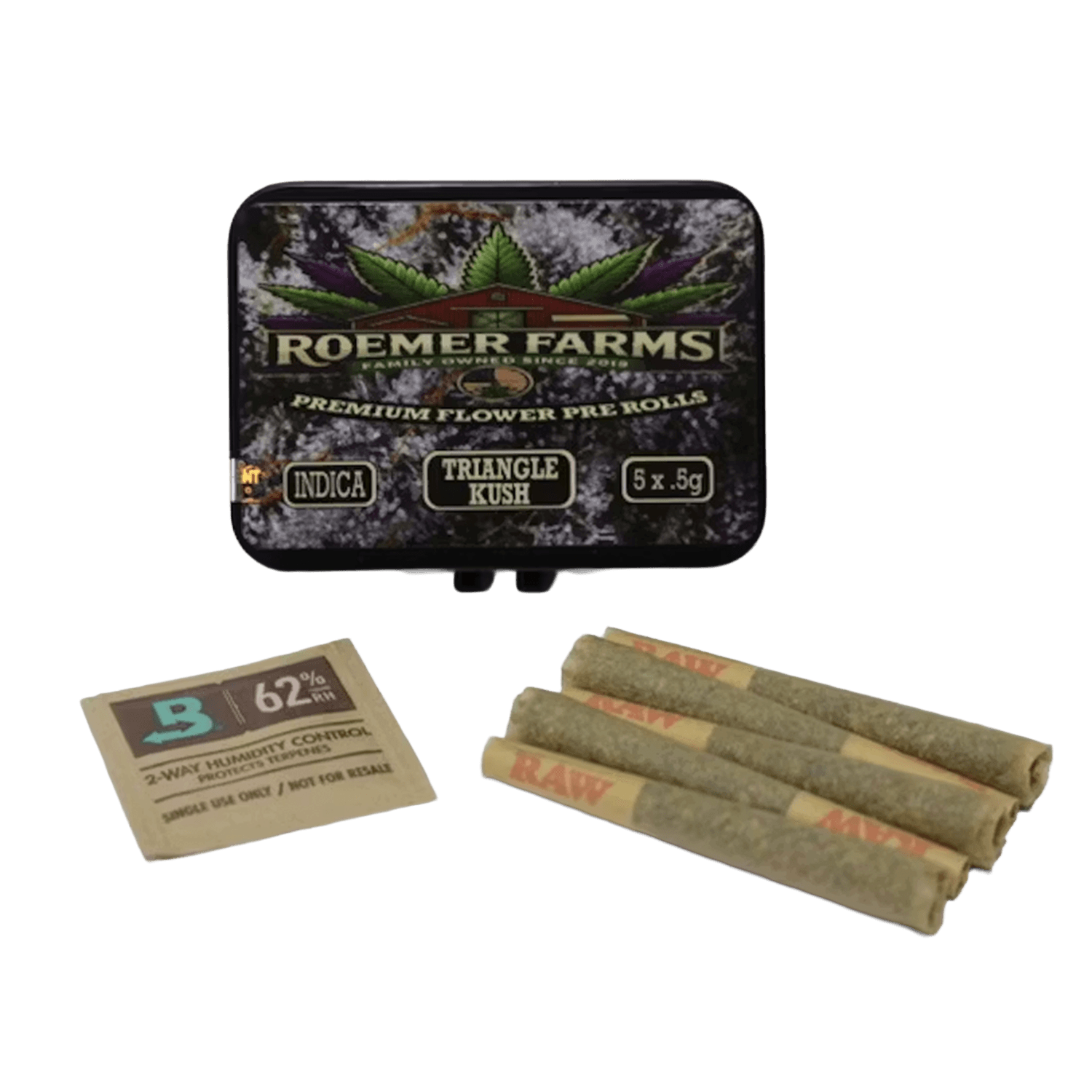 Roemer Farms Triangle Kush Pre Roll | 5 Pack