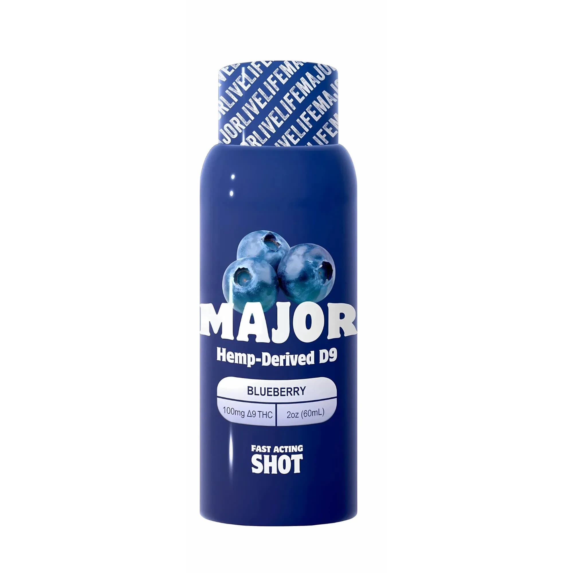 MAJOR Blueberry | Fast Acting Shot | 100mg