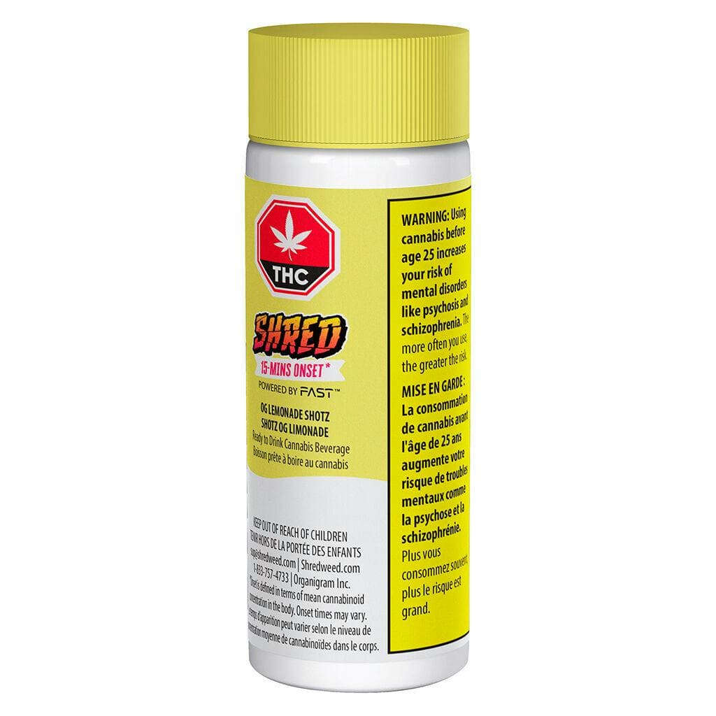 SHRED OG Lemonade Shotz - 65ml
