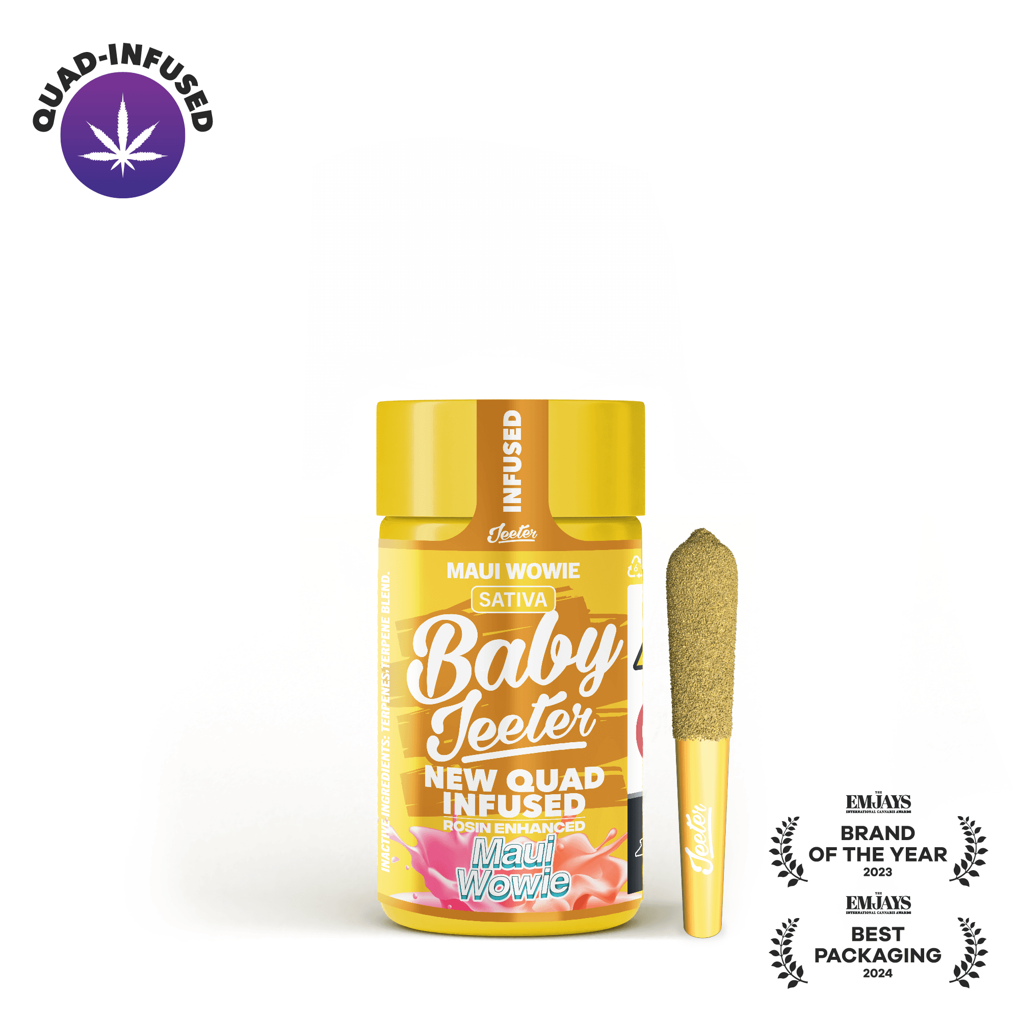Jeeter Maui Wowie Quad-Infused Baby Jeeter 5-pack | 2.5g