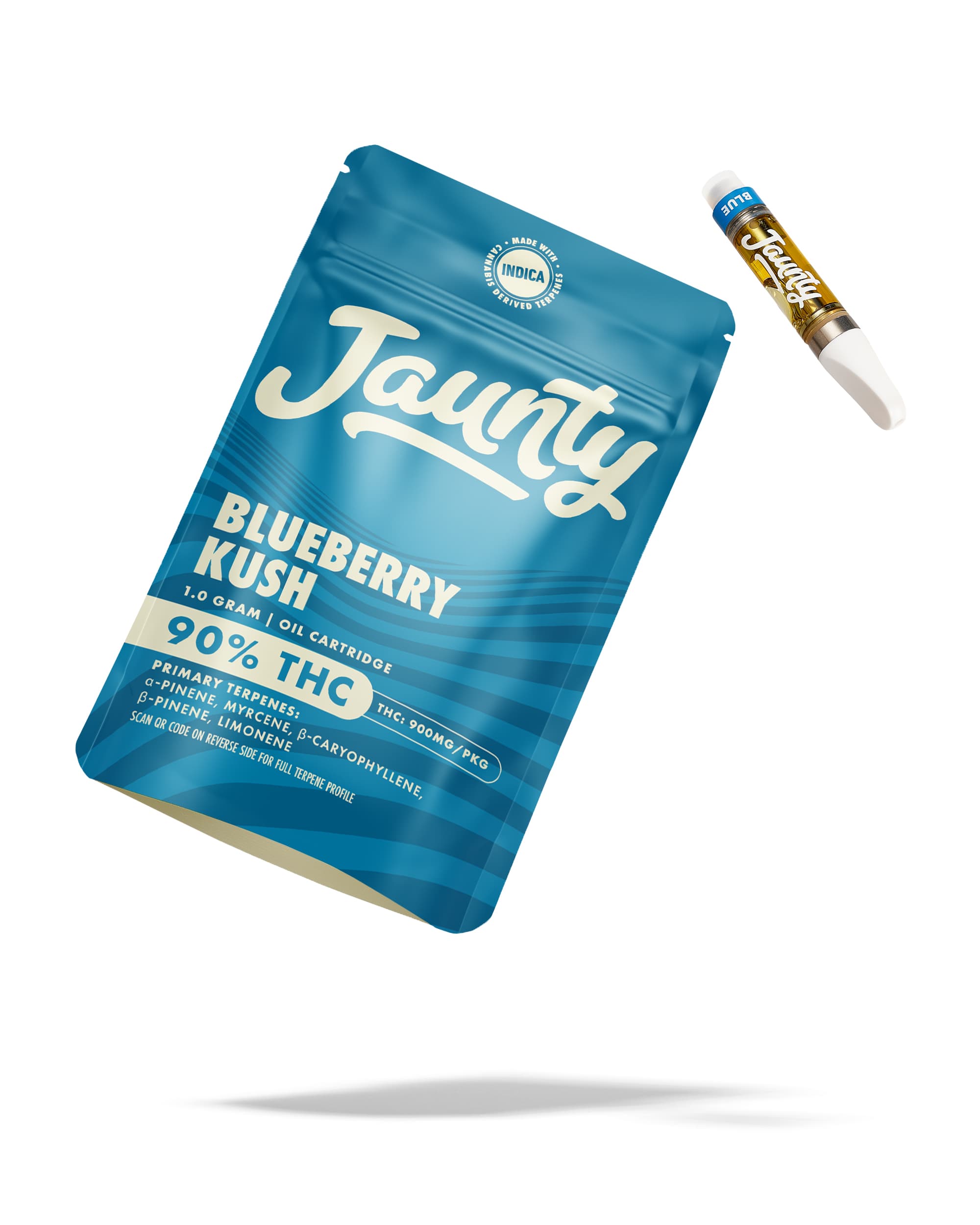 Jaunty Blueberry Kush | 510 Cartridge | CDT | 1g