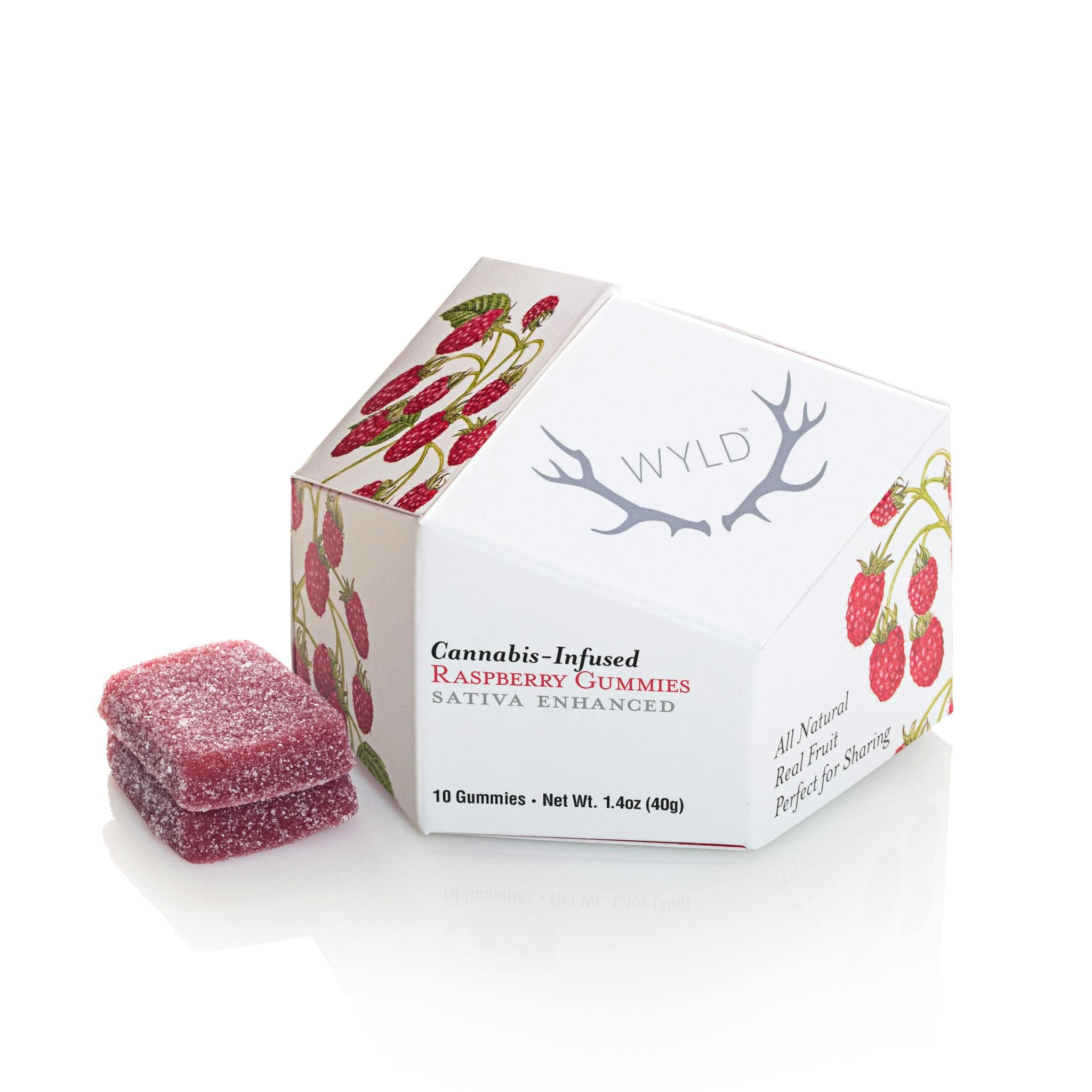 Wyld Wyld Raspberry 10pk 10mg Gummies