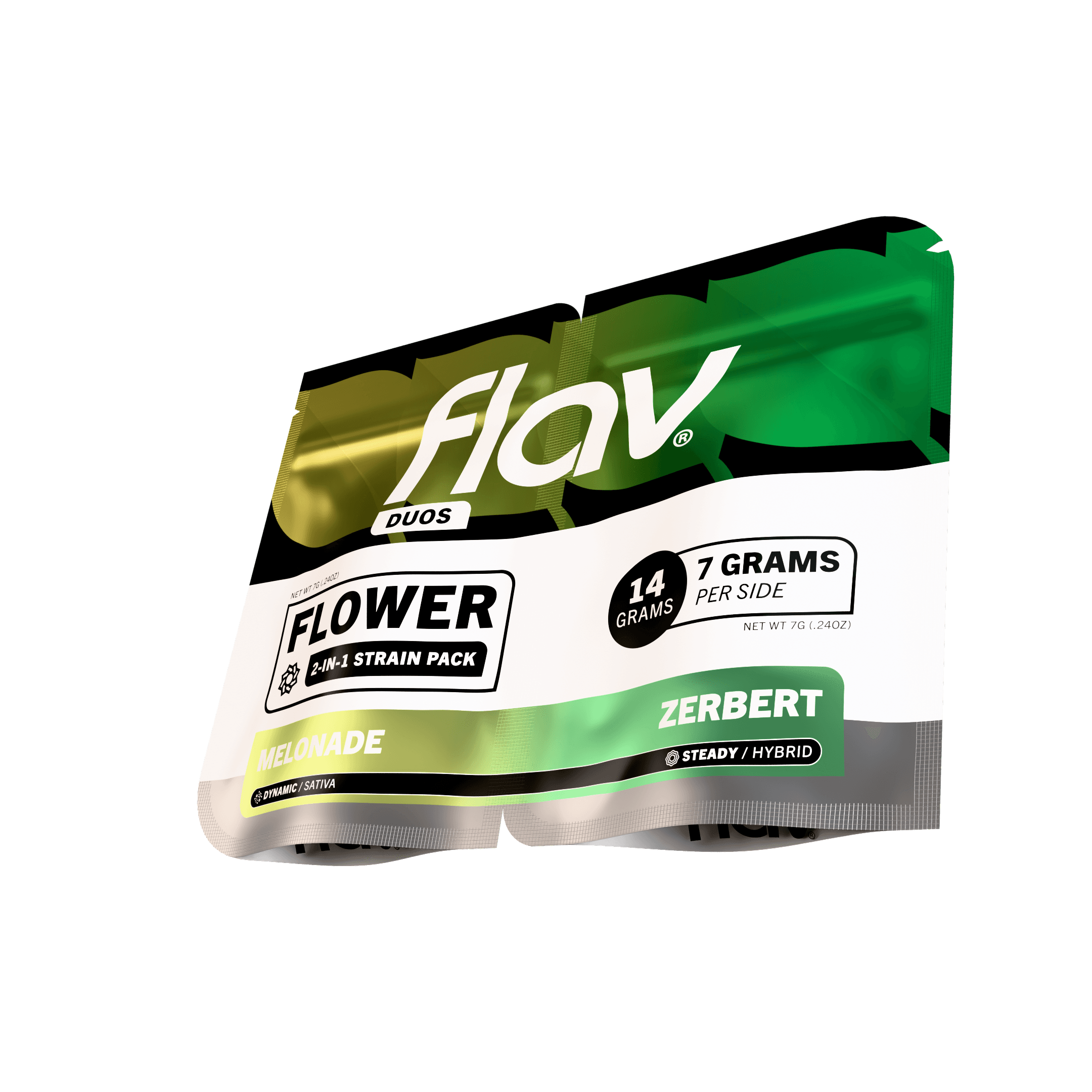 FLAV Duo Flower - - Melonade (S) x Zerbert (H)