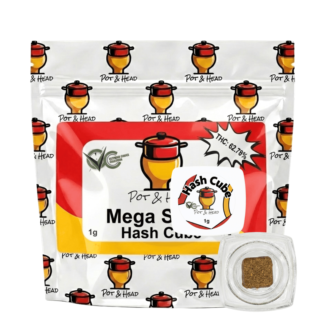 Pot & Head Hash | Mega Squirt | 1g | Hybrid | THC 62%