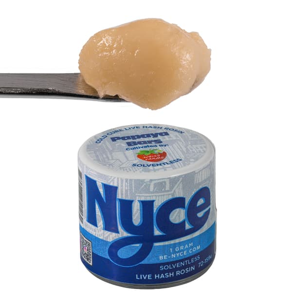 NYCE Papaya Bars - 1G Rosin Jar