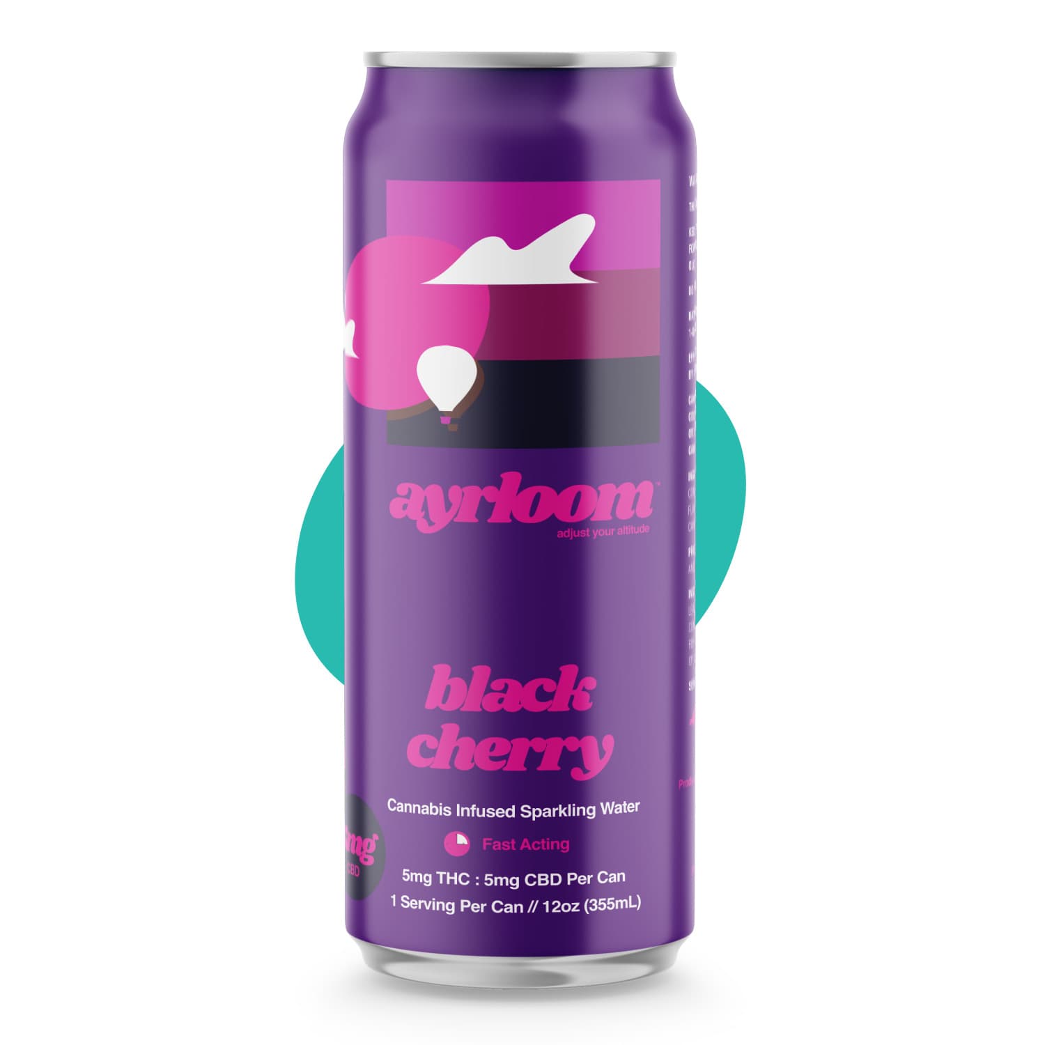 Ayrloom Black Cherry | 1:1 | 5MG THC : 5MG CBD